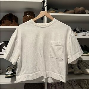 Athleta cropped short sleeve tee